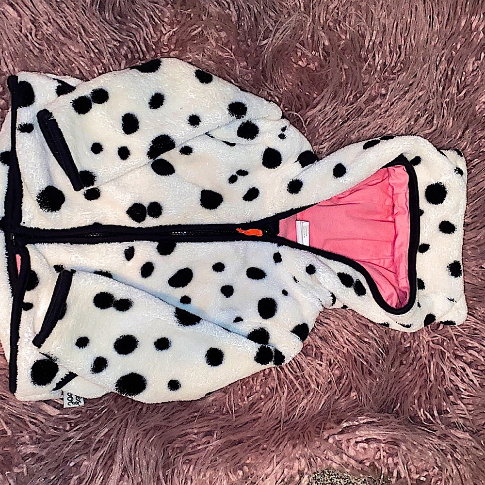 Cute Dalmatian print coat